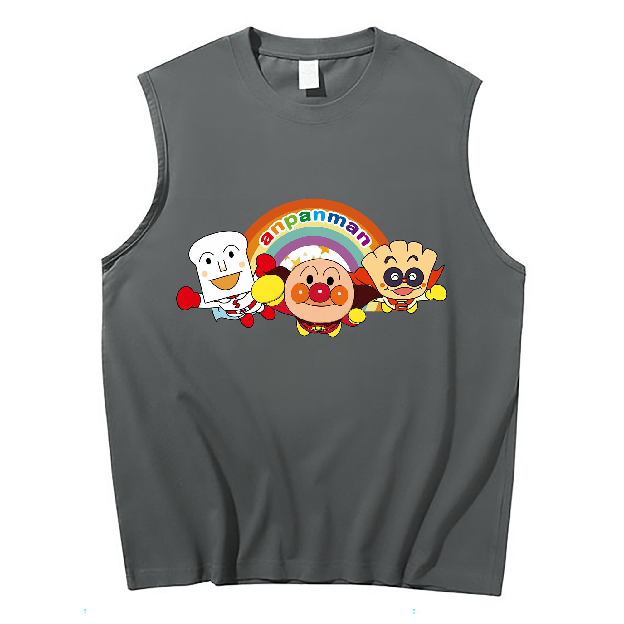 （画像用） アンパンマン Anpanman コットン100％タンクトップ（フロントプリント）